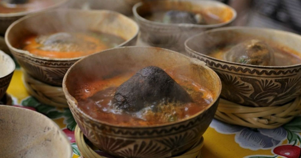 caldo de piedra
