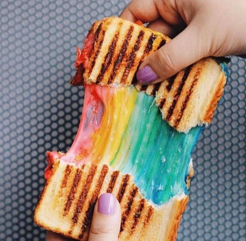 waffle de colores