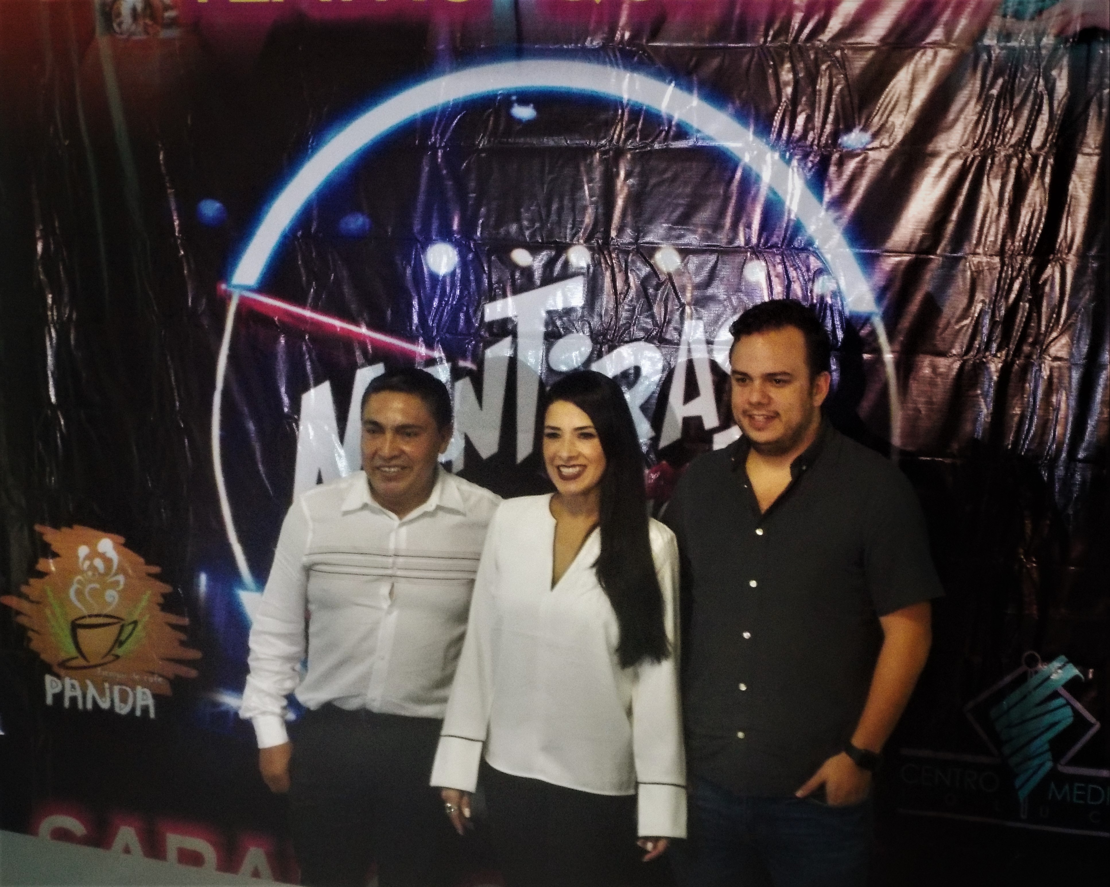 Conferencia de Prensa de "Mentiras: El Musical" De izquierda a derecha. Dante Chávez. Dalilah Polanco. Franciso Escárcega Foto: Robert Argutt