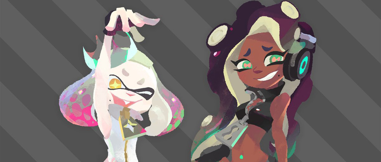 pearl marina nuevas waifus splatoon